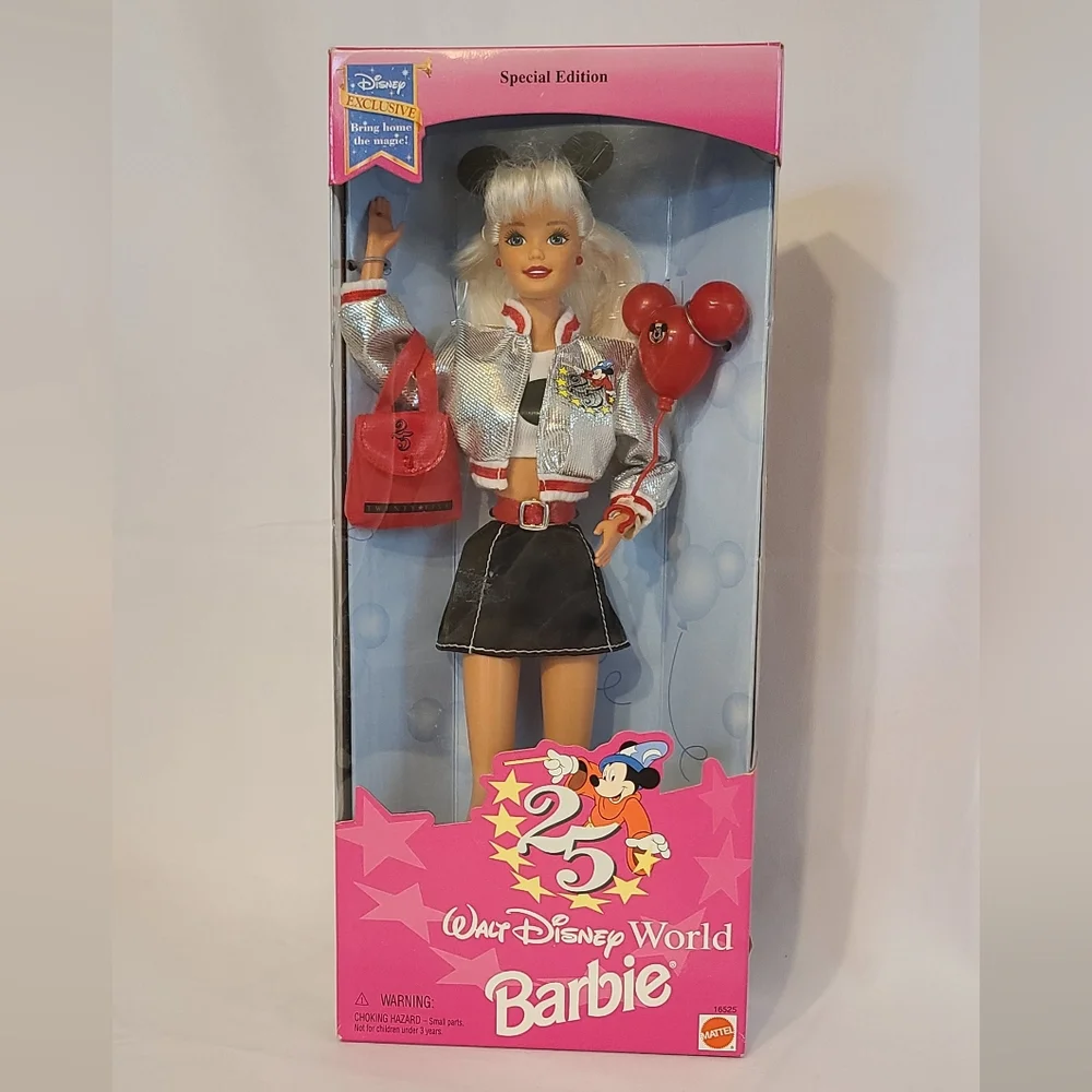 Barbie 25th Anniversary Walt Disney World Special Edition Doll 👓